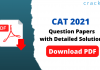 CAT 2021 Question Paper