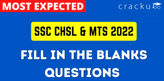 Fill in the Blanks Questions for SSC Exams