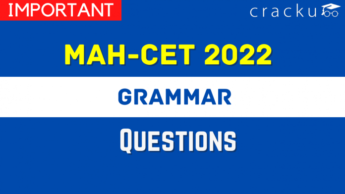 Grammar Questions for MAH-CET 2022