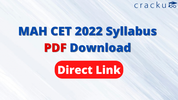 MAH CET Syllabus 2022 PDF