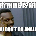 Make analysis
