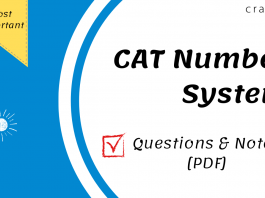 CAT Number System questions