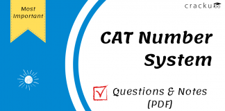 CAT Number System questions