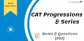 CAT Progression Questions