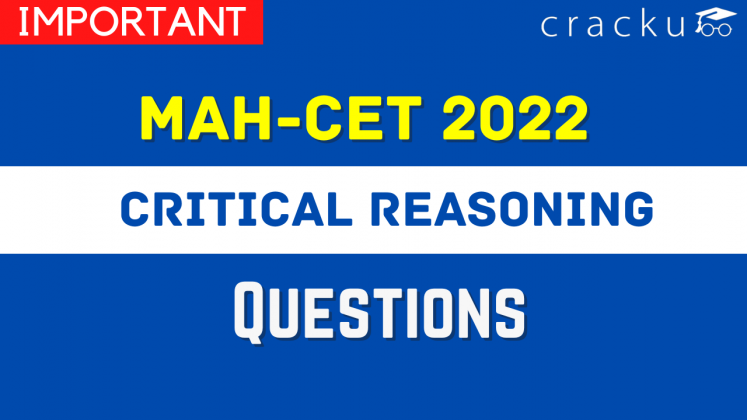 Critical Reasoning Questions for MAH MBA CET [PDF] - Cracku