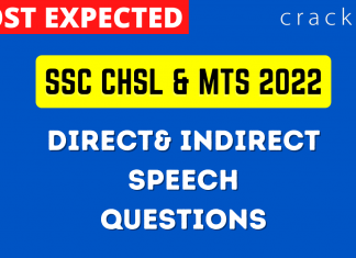 Direct & Indirect Speech Questions