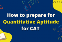 How to prepare for quantitative aptitude for CAT