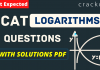 Logarithms Questions PDF