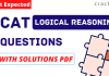LR questions for CAT pdf