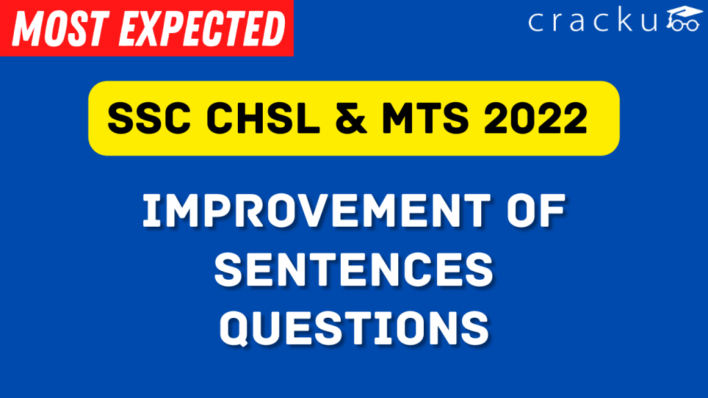 sentence-improvement-questions-for-ssc-chsl-and-mts-cracku