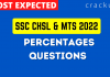 Percentage Questions