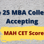 colleges accepting MAH CET score for MBA