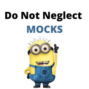 Do not neglect mocks
