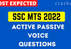 Active Passive Voice Questions PDF