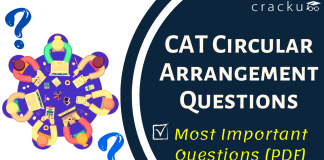 CAT Circular Arrangement Questions PDF
