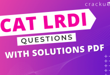 CAT LRDI Questions With Solutions PDF