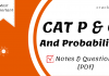CAT Probability, Permutation and Combination questions