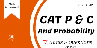 CAT Probability, Permutation and Combination questions
