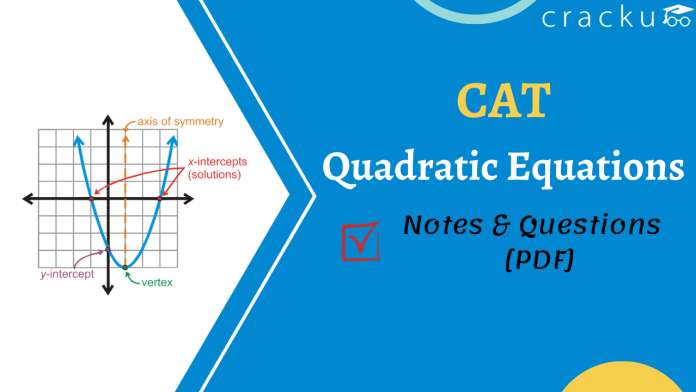 CAT Quadratic Equation questions