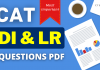 CAT DI and LR Questions PDF
