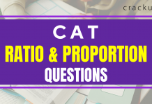 CAT Ratio Proportion Questions PDF