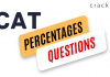 CAT Percentages Questions PDF
