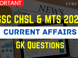 Current Affairs Questions