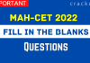 Fill in the Blanks Questions