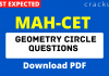 Geometry Circle Questions PDF