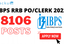 IBPS RRB PO & CLERK 2022