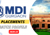 mdi gurgaon placements 2022