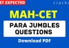 Para Jumbles Questions
