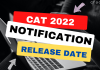 CAT 2022 Notification PDF