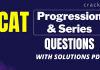CAT Progression & Series Questions PDF