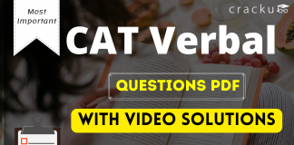 CAT Verbal Questions PDF