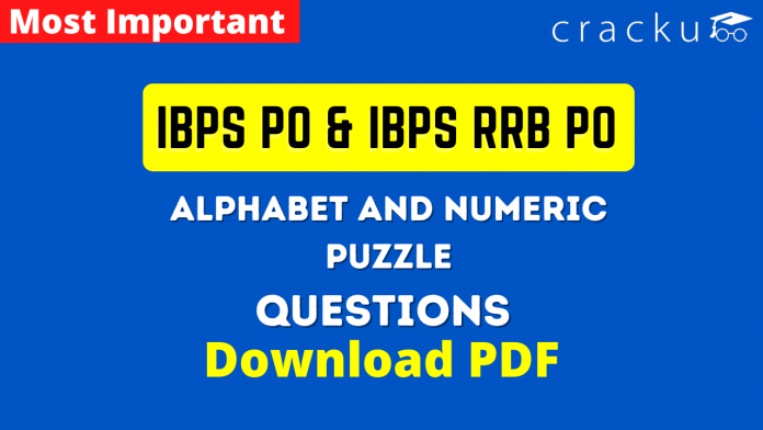 _ Alphabet and Numeric Puzzles Questions
