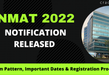 NMAT 2022 Exam Notification