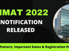 NMAT 2022 Exam Notification