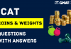 CAT Coins and Weights Questions PDF