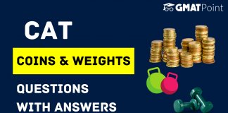 CAT Coins and Weights Questions PDF