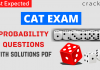 CAT Probability Questions Questions