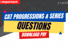 CAT Progressions & Series Questions PDF