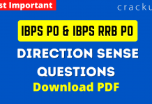IBPS PO & IBPS Direction Sense Questions