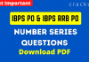 _ Number Series Questions