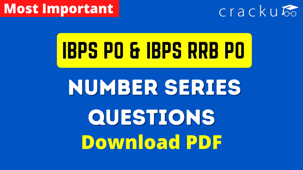Number Series Questions for IBPS PO and RRB Prelims - Cracku