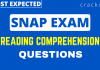Reading Comprehension Questions