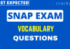 Vocabulary Questions