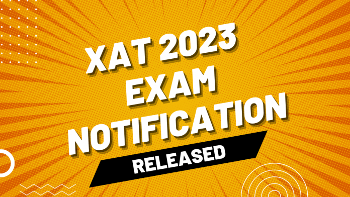 XAT 2023 Exam Notification out