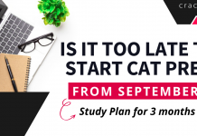 3 months study plan for cat 2022