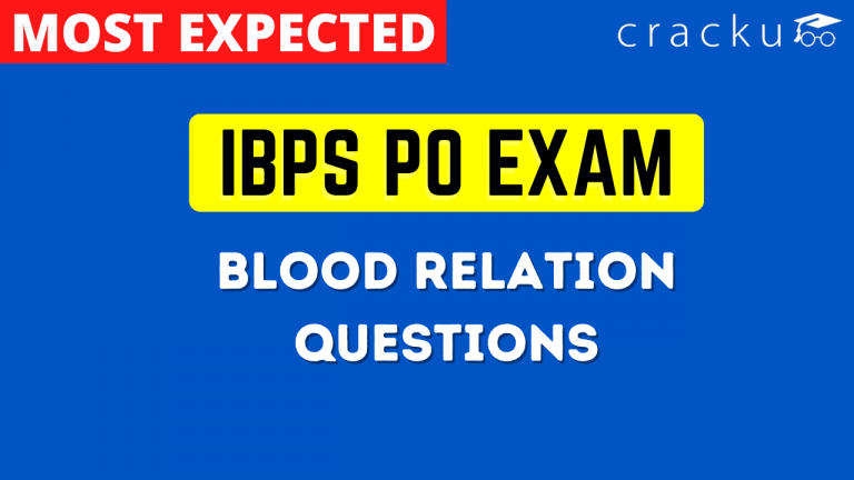 IBPS PO Prelims Blood Relation Questions PDF [Imp] - Cracku